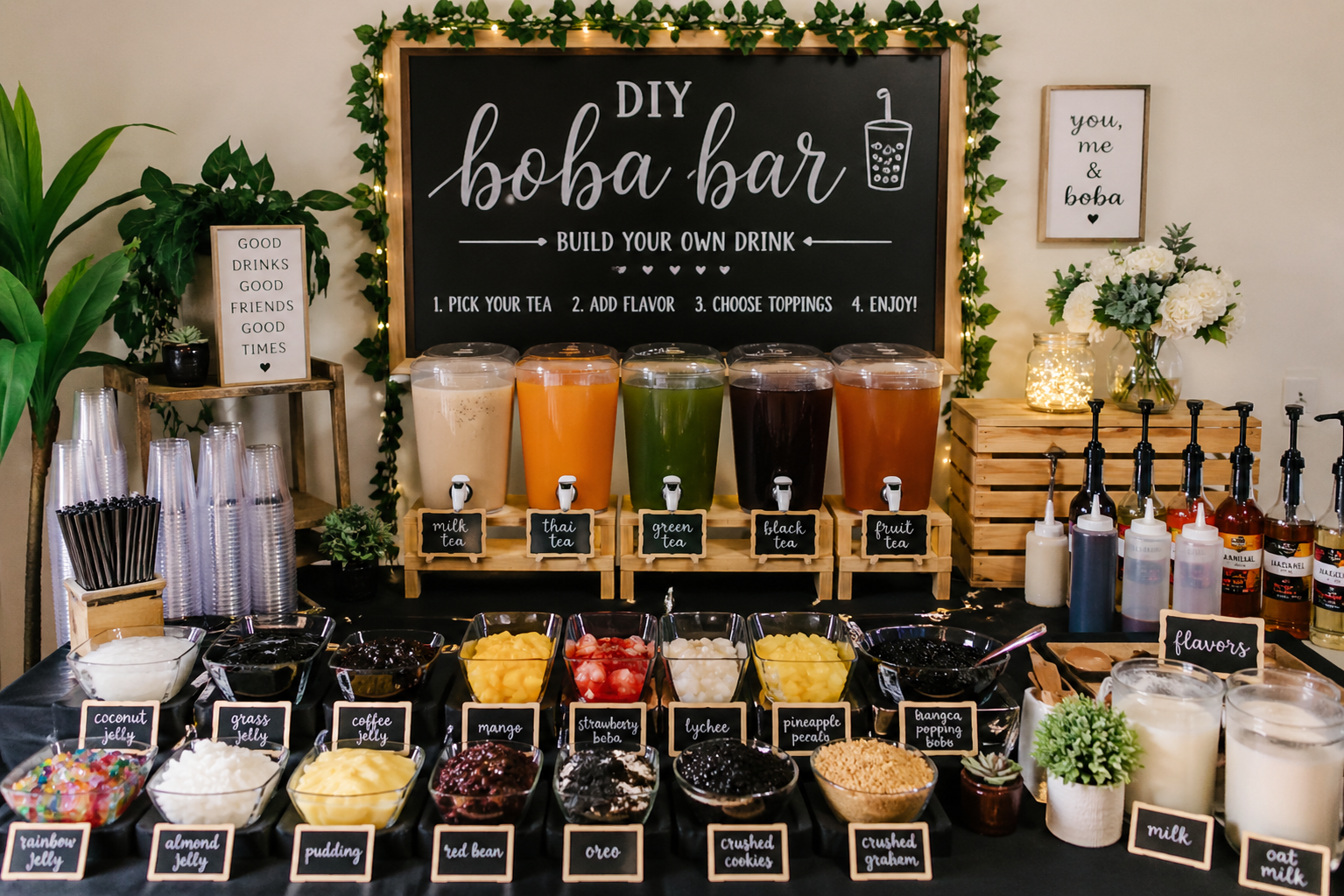 Make Your Own Boba Bar